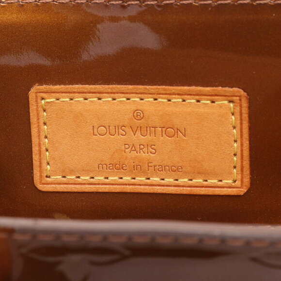 Louis Vuitton Reed handbag leather vernis brown - Picture 4 of 10